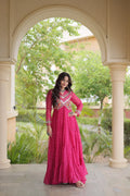 Bandhani Kutchi Patchwork Gown