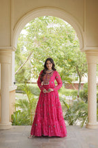 Bandhani Kutchi Festive Gown