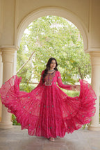 Bandhani Kutchi Festive Gown