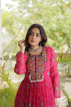 Bandhani Kutchi Festive Gown