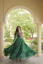 Bandhani Kutchi Festive Gown
