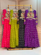 Bandhani Kutchi Designer Gown