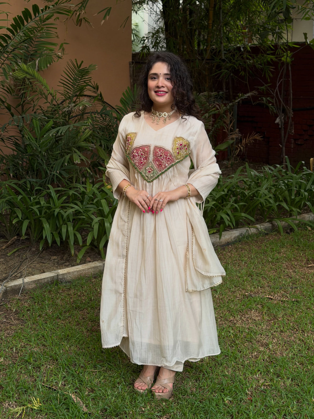 Embroidered Mal Sandhery 3-Piece Set