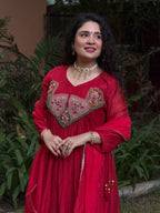 Embroidered Mal Sandhery 3-Piece Set