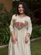Embroidered Mal Sandhery 3-Piece Set