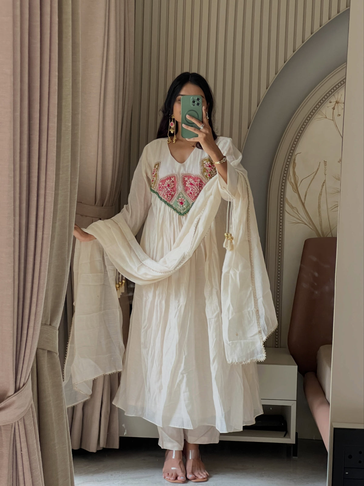 Embroidered Mal Sandhery 3-Piece Set