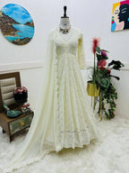 Fox Georgette Party Gown Set