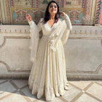 Fox Georgette Party Gown Set