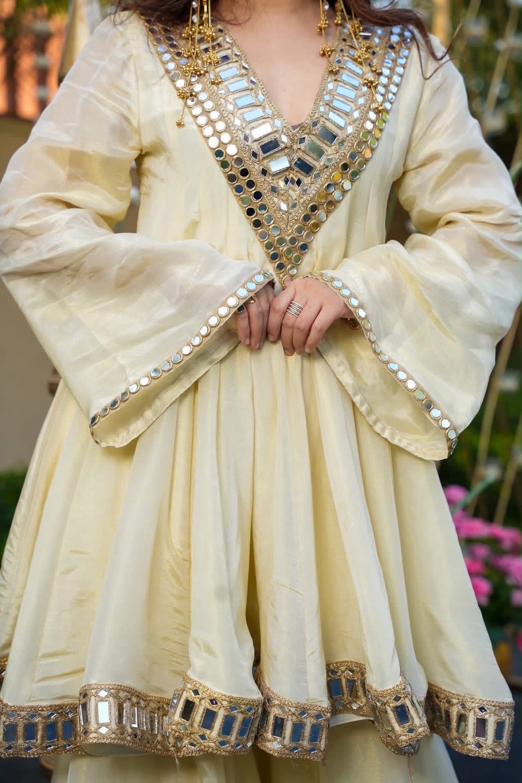 Mirror Work Kediya Style Set