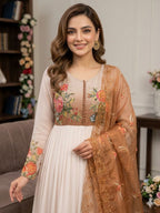 Handwork Fox Georgette Gown Set