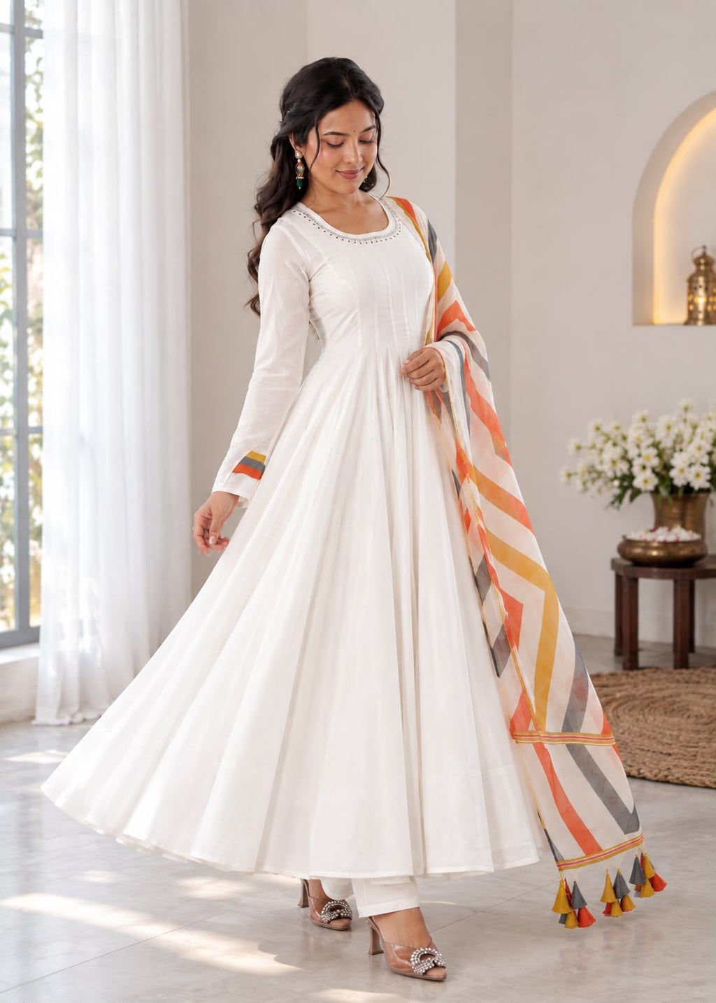 Elegant Mal Cotton Suit Set