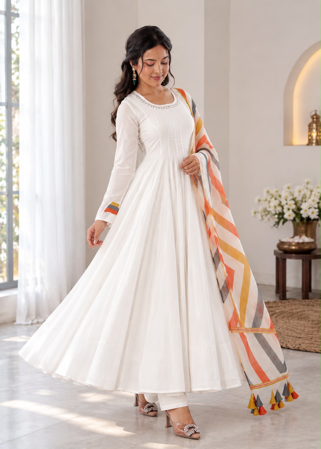 Elegant Mal Cotton Suit Set