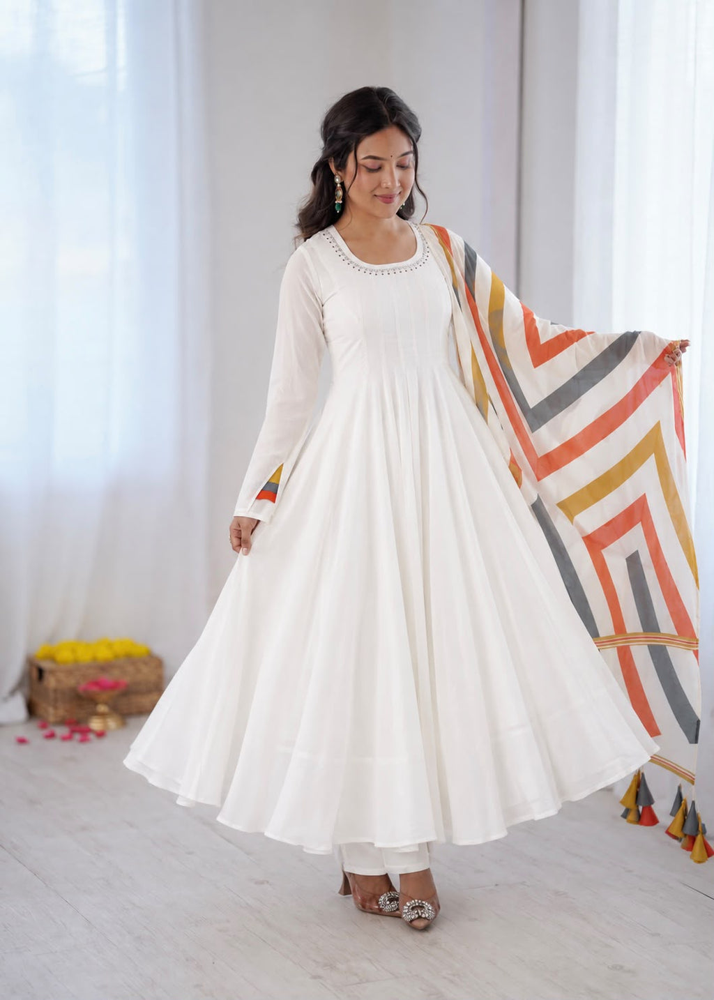 Elegant Mal Cotton Suit Set