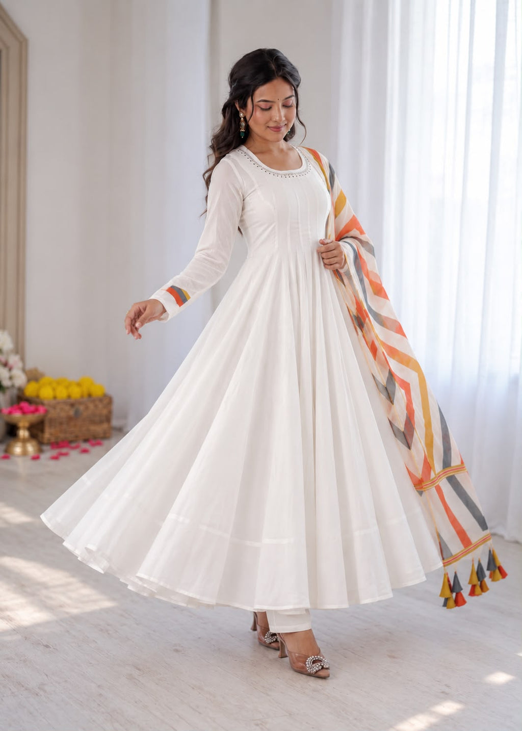 Elegant Mal Cotton Suit Set