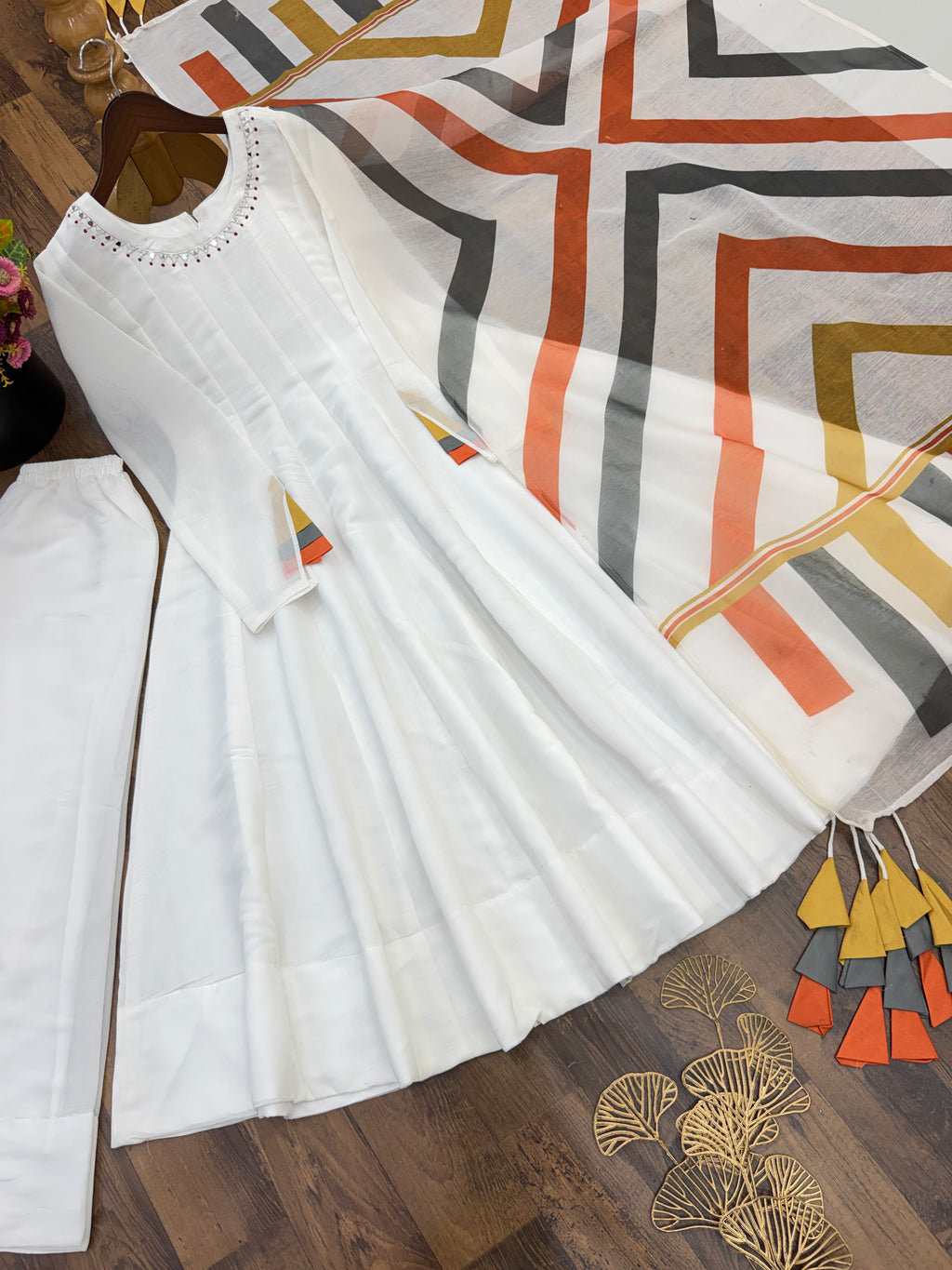 Elegant Mal Cotton Suit Set