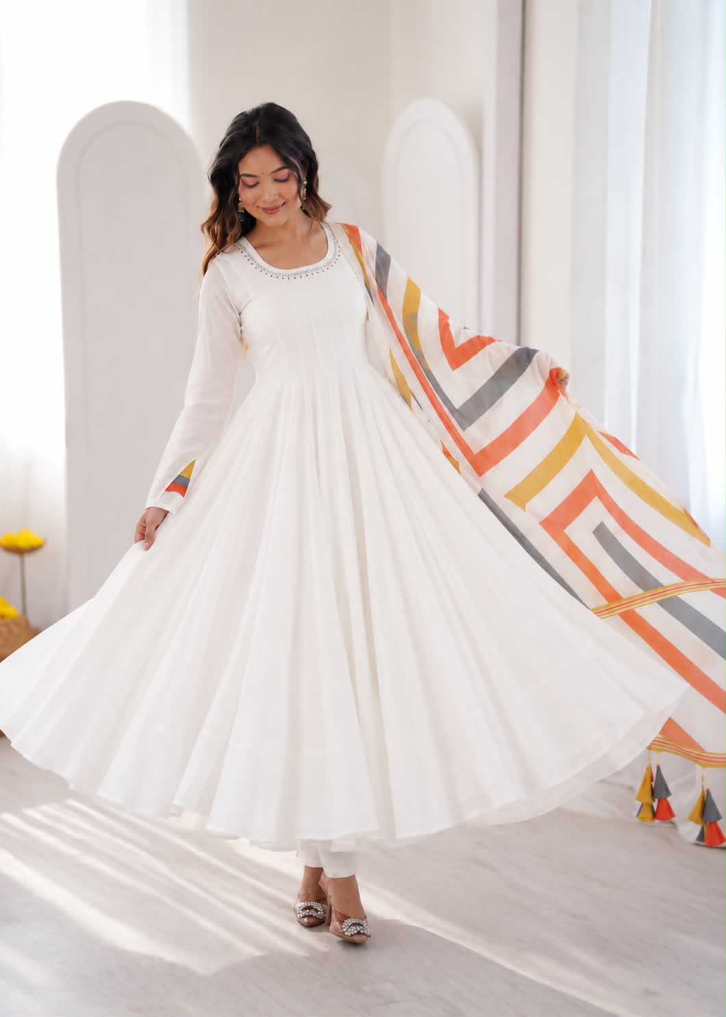 Elegant Mal Cotton Suit Set