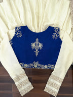 Elegant Chinon Silk Anarkali Set