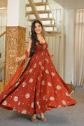 Elegant Karishma Silk Anarkali Set