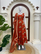 Elegant Karishma Silk Anarkali Set