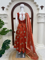 Elegant Karishma Silk Anarkali Set