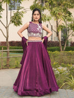 Fendy Silk Beaded Lehenga Set