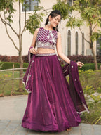 Fendy Silk Beaded Lehenga Set