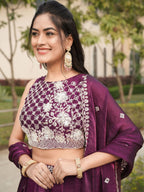 Fendy Silk Beaded Lehenga Set