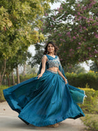 Fendy Silk Beaded Lehenga Set