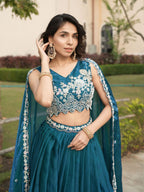 Fendy Silk Beaded Lehenga Set