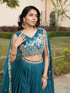 Fendy Silk Beaded Lehenga Set