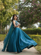 Fendy Silk Beaded Lehenga Set