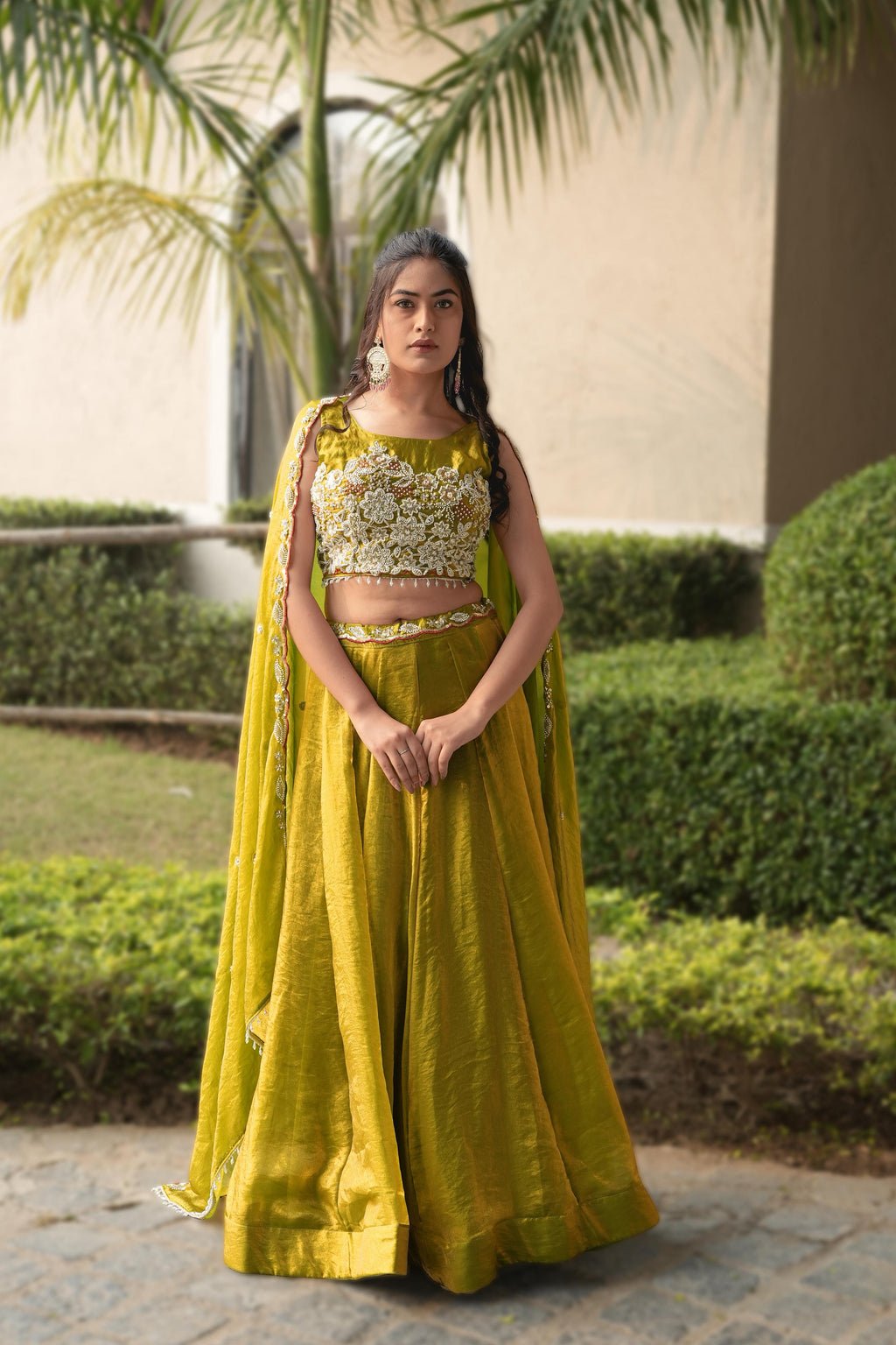 Fendy Silk Beaded Lehenga Set