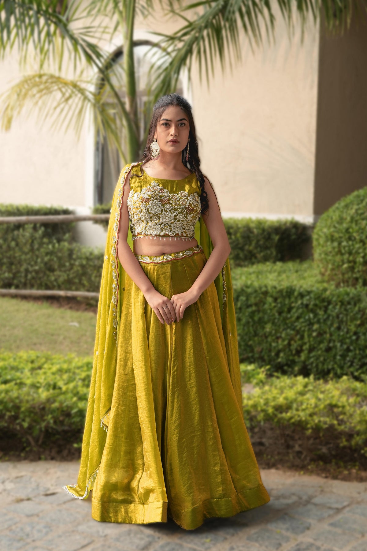 Fendy Silk Beaded Lehenga Set
