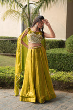Fendy Silk Beaded Lehenga Set