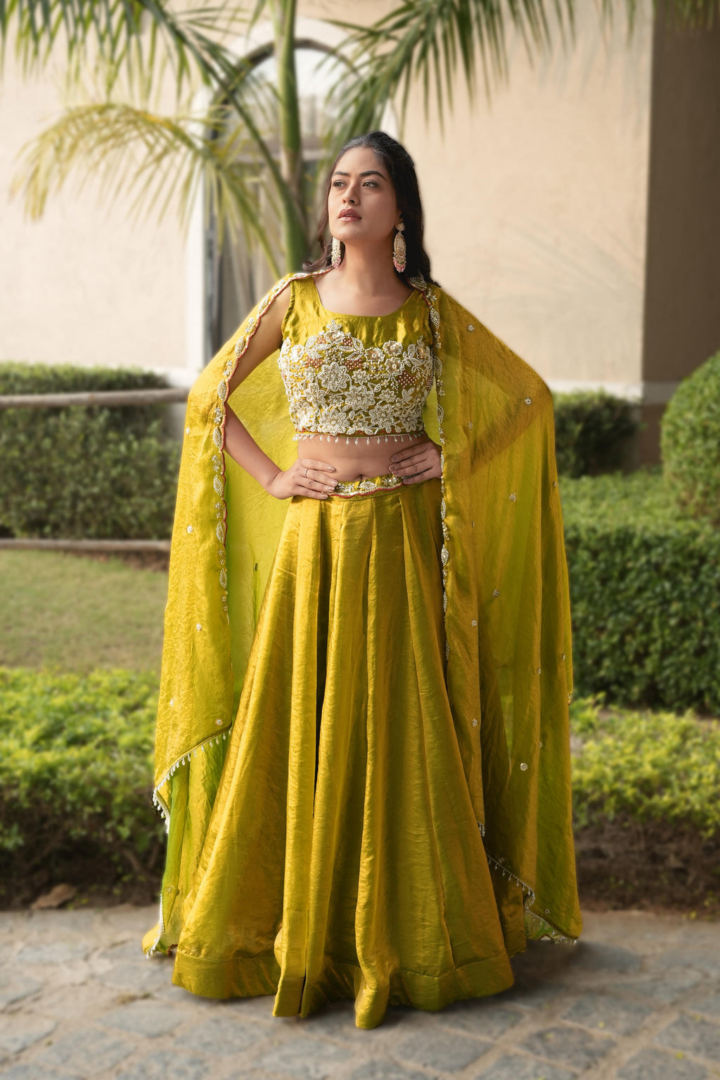 Fendy Silk Beaded Lehenga Set