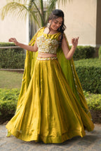 Fendy Silk Beaded Lehenga Set