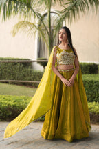 Fendy Silk Beaded Lehenga Set
