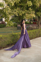 Fendy Silk Beaded Lehenga Set