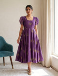 Rangoli Beaded Sequin Silk Gown