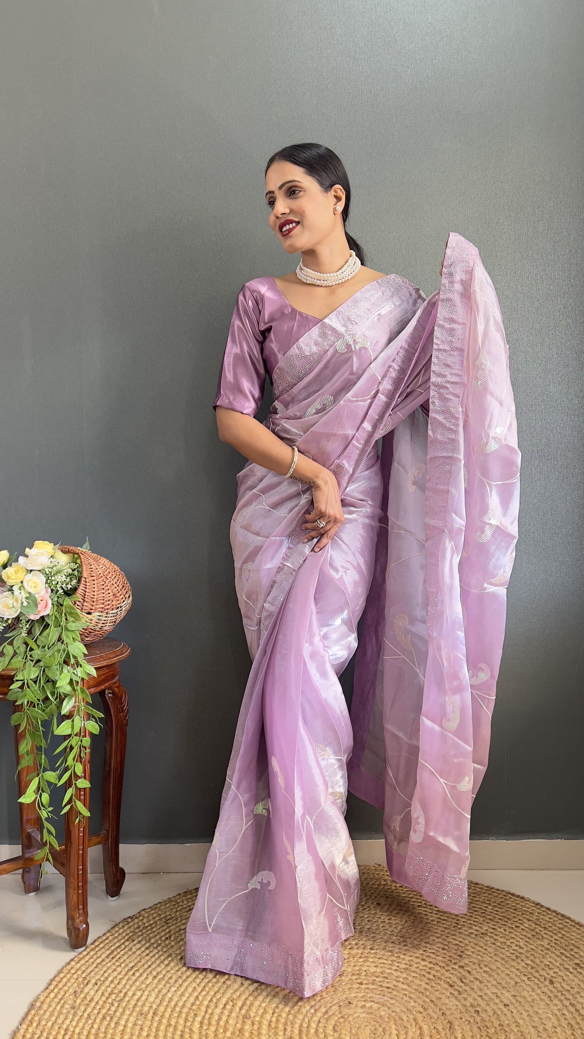 Swarovski Burbury Saree