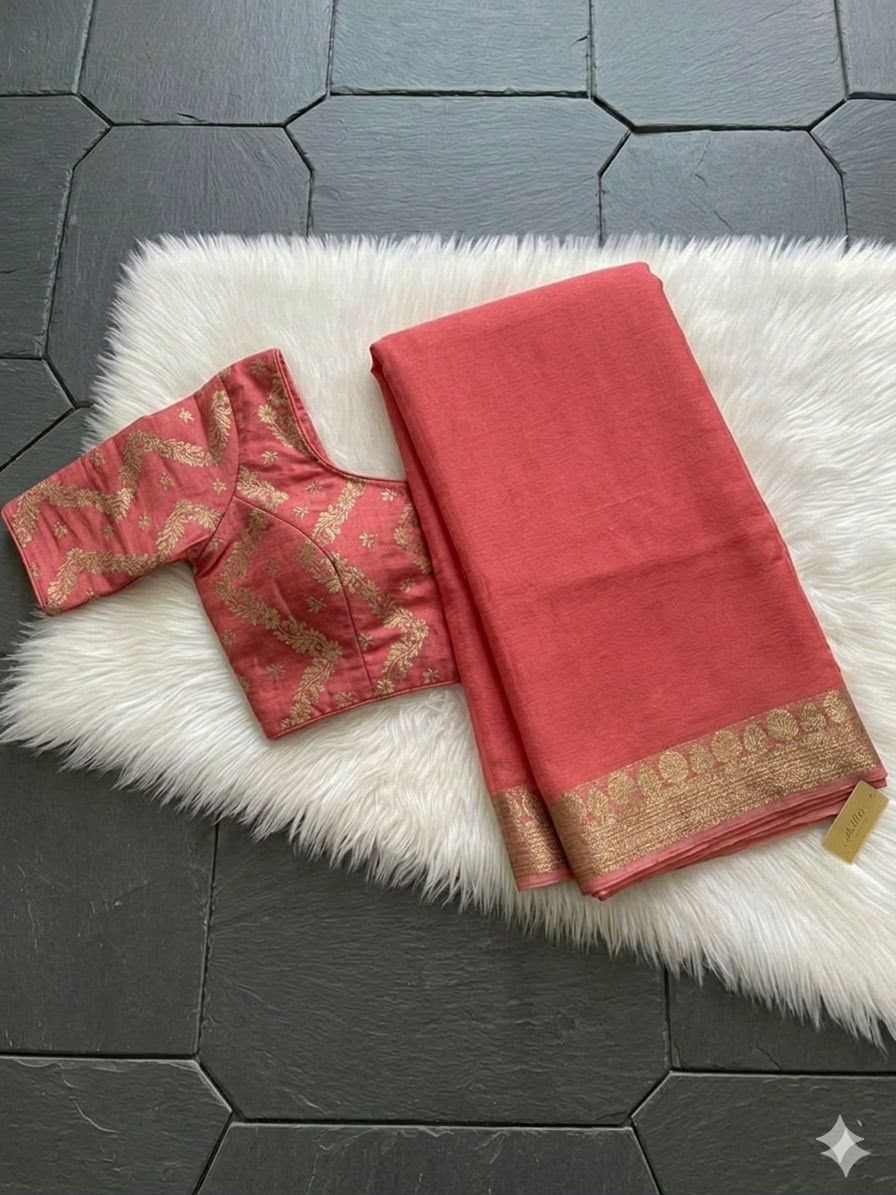 Georgette Butti Saree