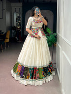 Khadi Cotton Gamthi Lehenga