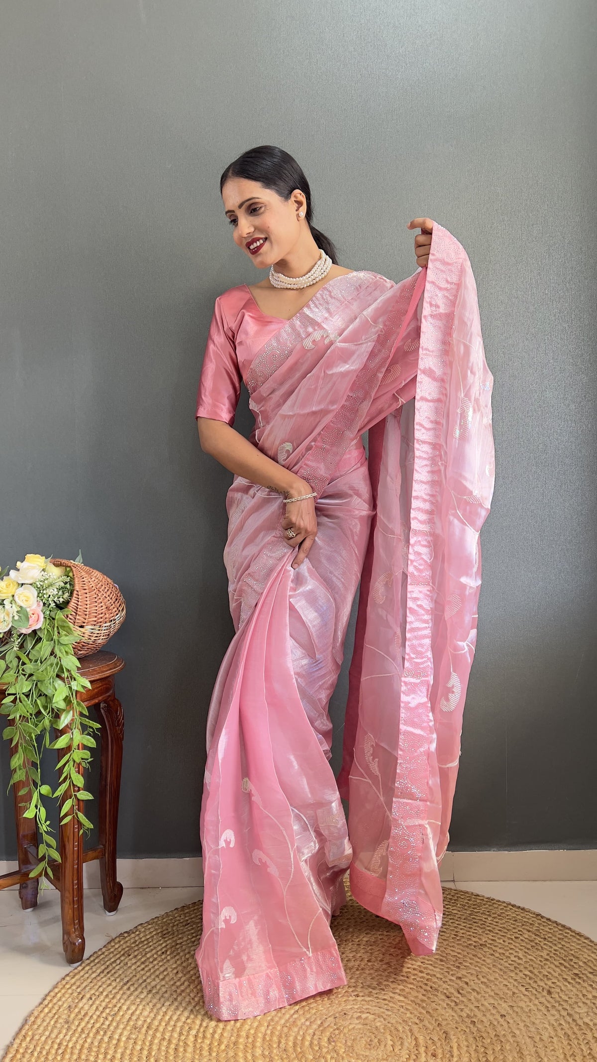 Swarovski Burbury Saree