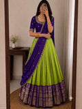 Rangoli Kanjivaram Lehenga