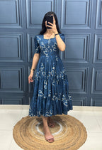 Muslin Cotton Print Kurti