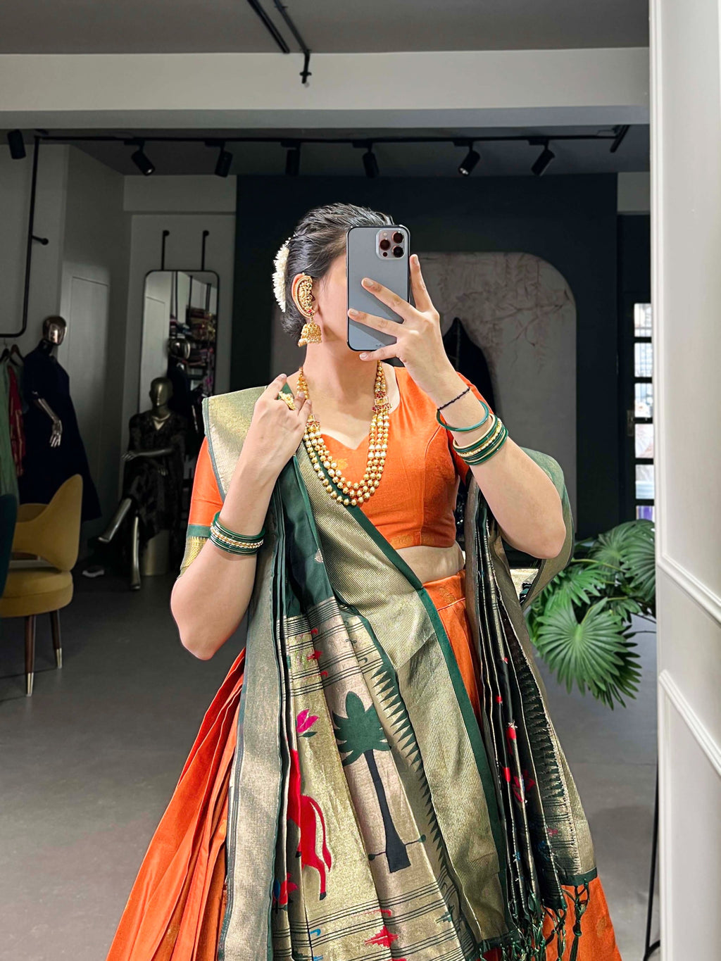 Vasanti Paithani Lehenga