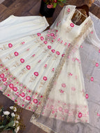 Festive Sequin Gown Set