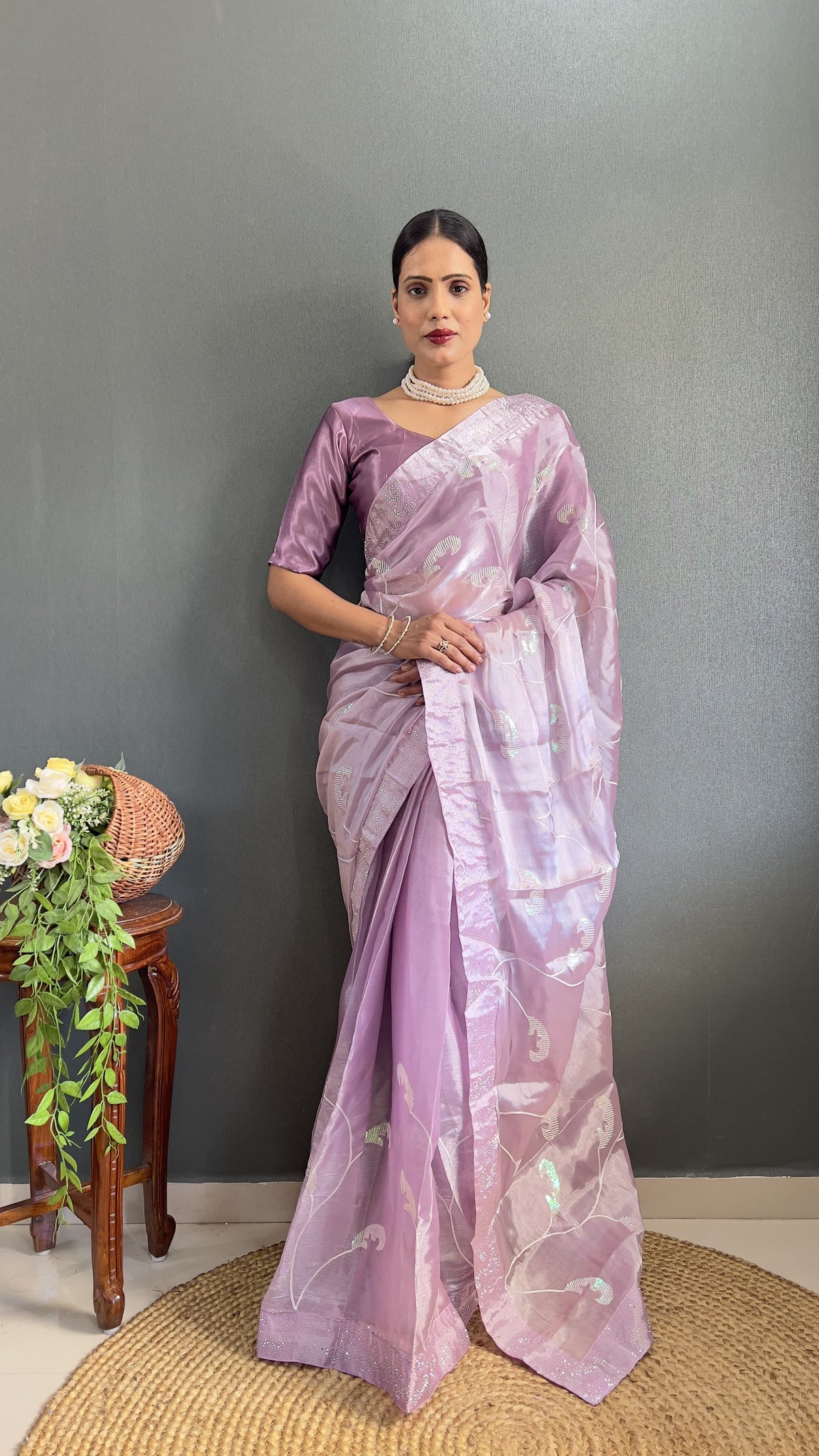 Swarovski Burbury Saree