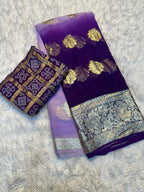 Silver Glow Saree