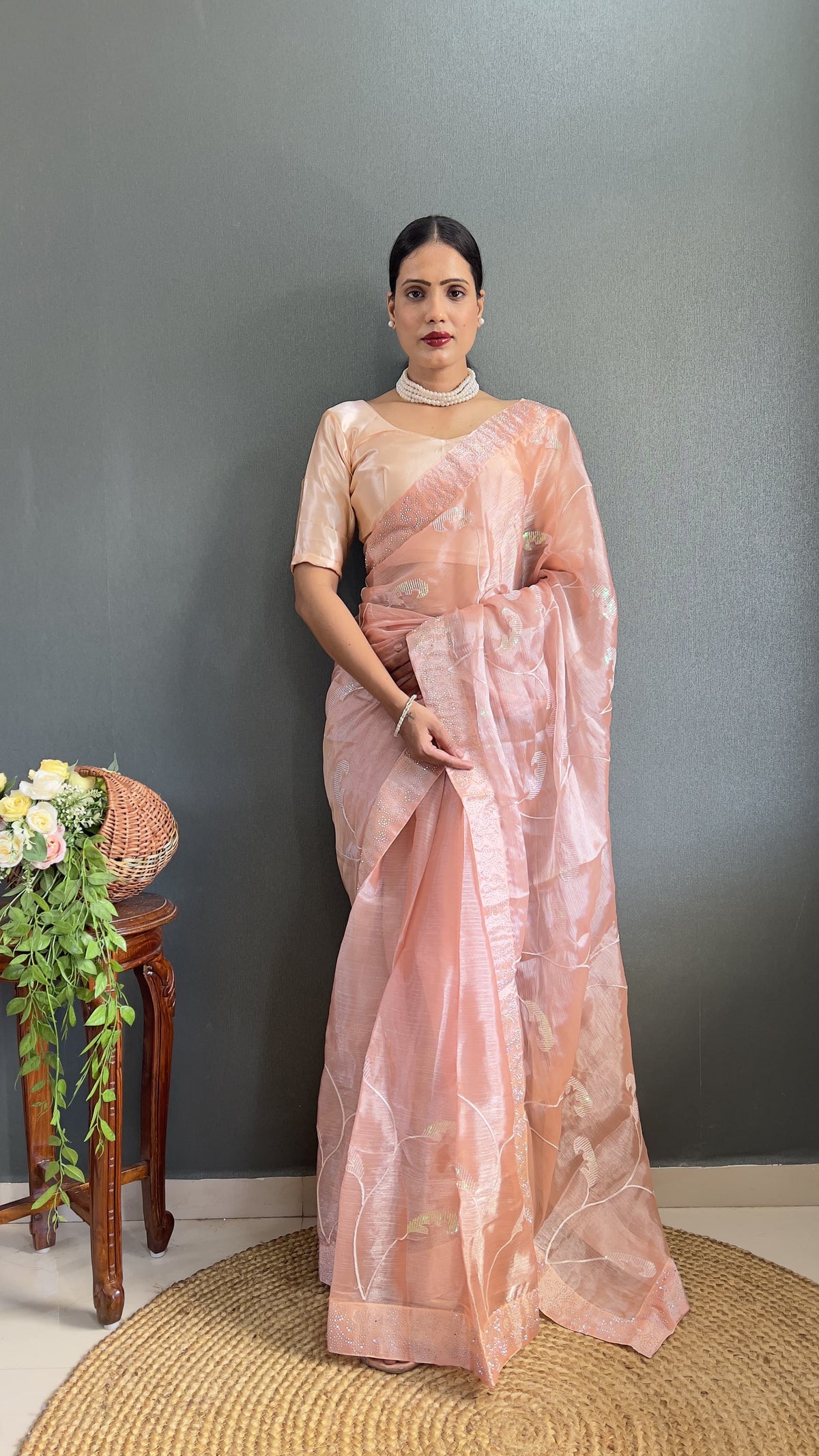 Swarovski Burbury Saree